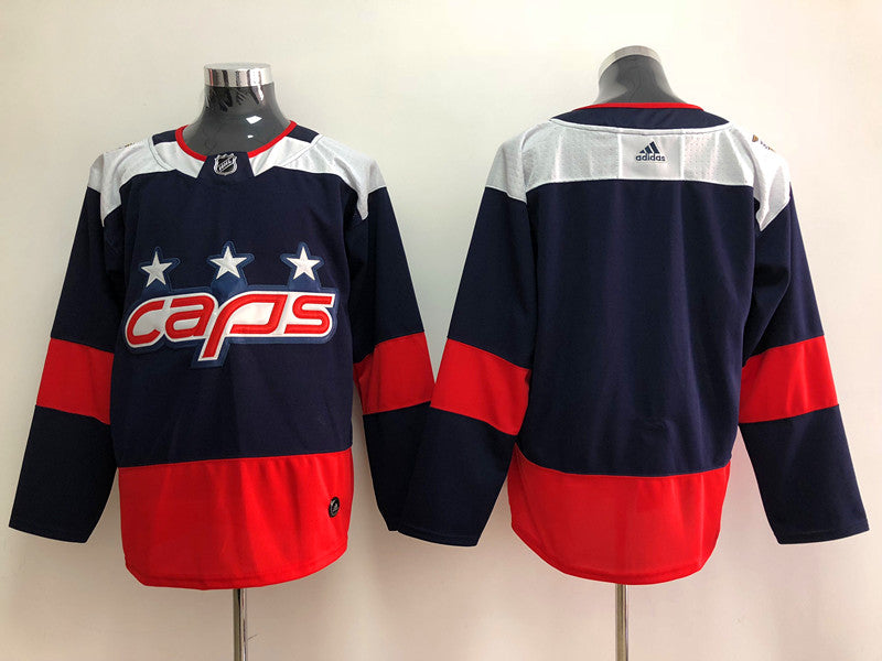 Men's Washington Capitals Navy Player Blank Jerseys