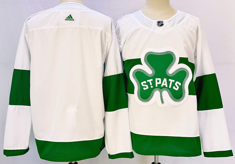 Men's Toronto Maple Leafs White Blank Jerseys