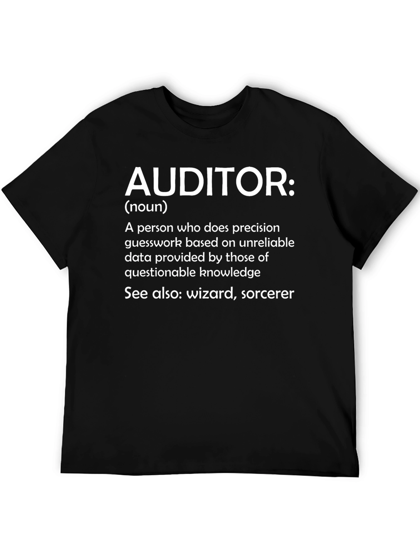 Auditor Definition T-Shirt - Funny Accounting Gift