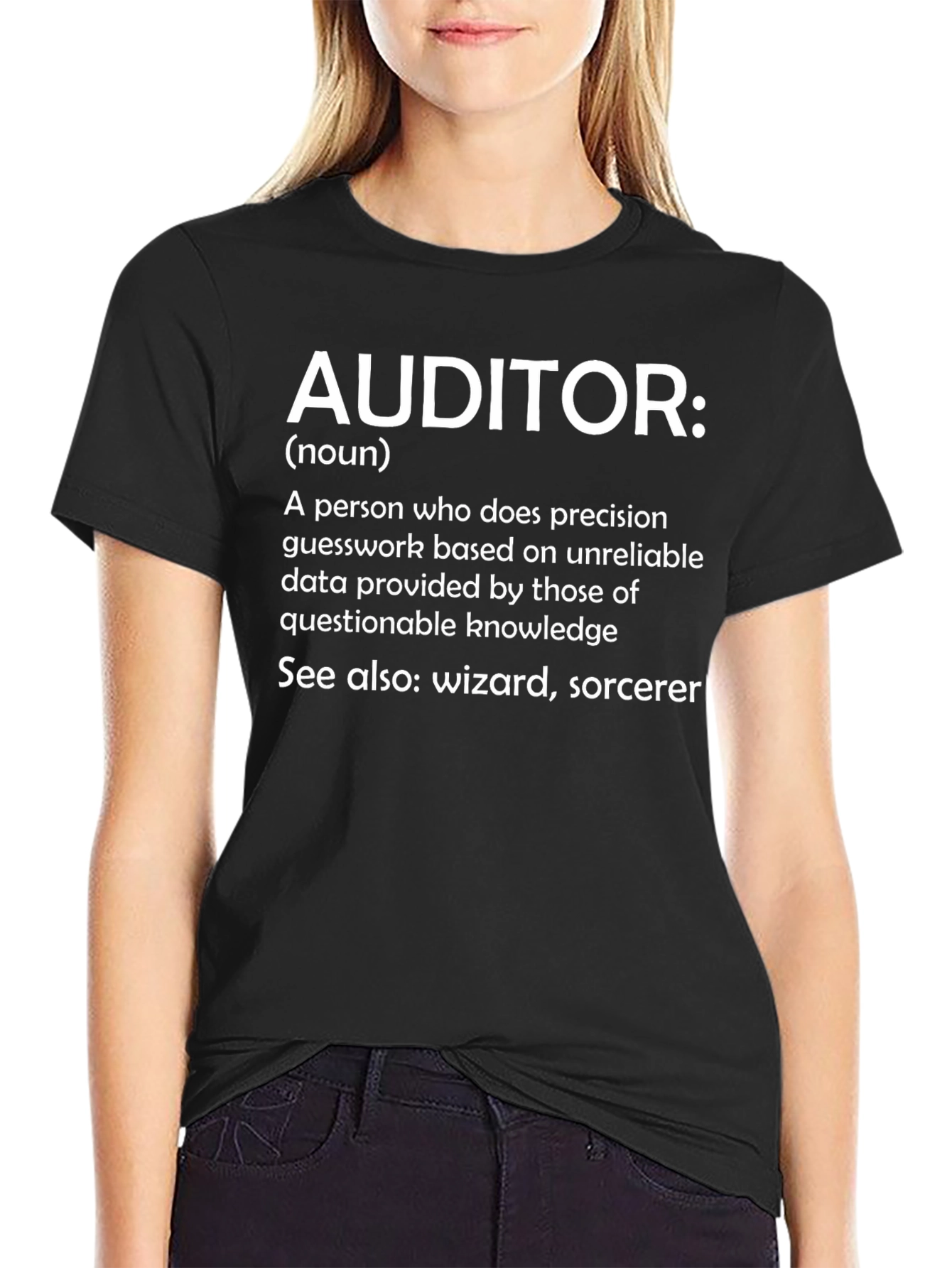 Auditor Definition T-Shirt - Funny Accounting Gift