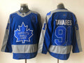 Men's Toronto Maple Leafs John Tavares #91 Blue/Gray Player Game Jerseys