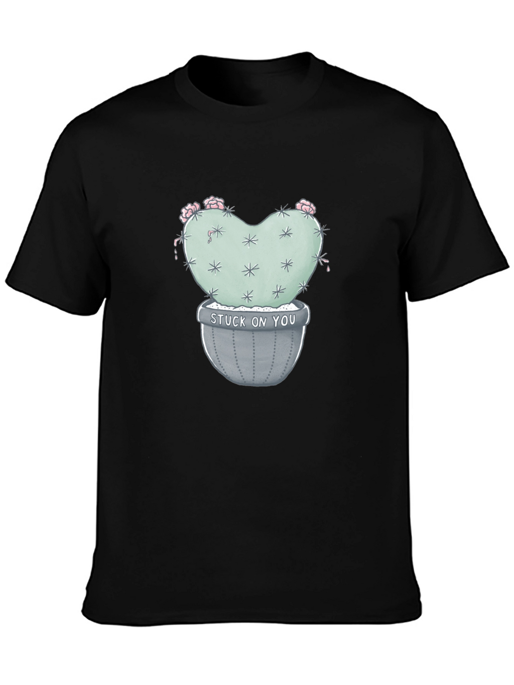 Stuck on You Cactus Tee - Trendy Graphic T-Shirt