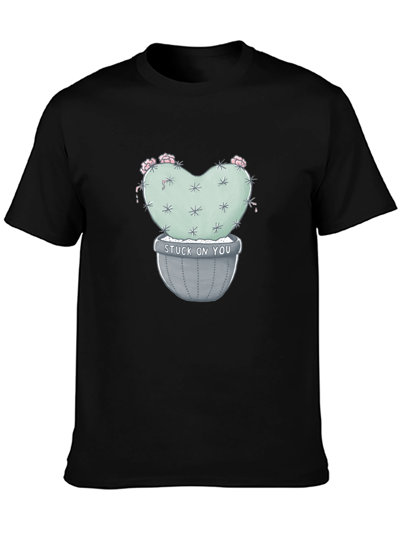 Stuck on You Cactus Tee - Trendy Graphic T-Shirt