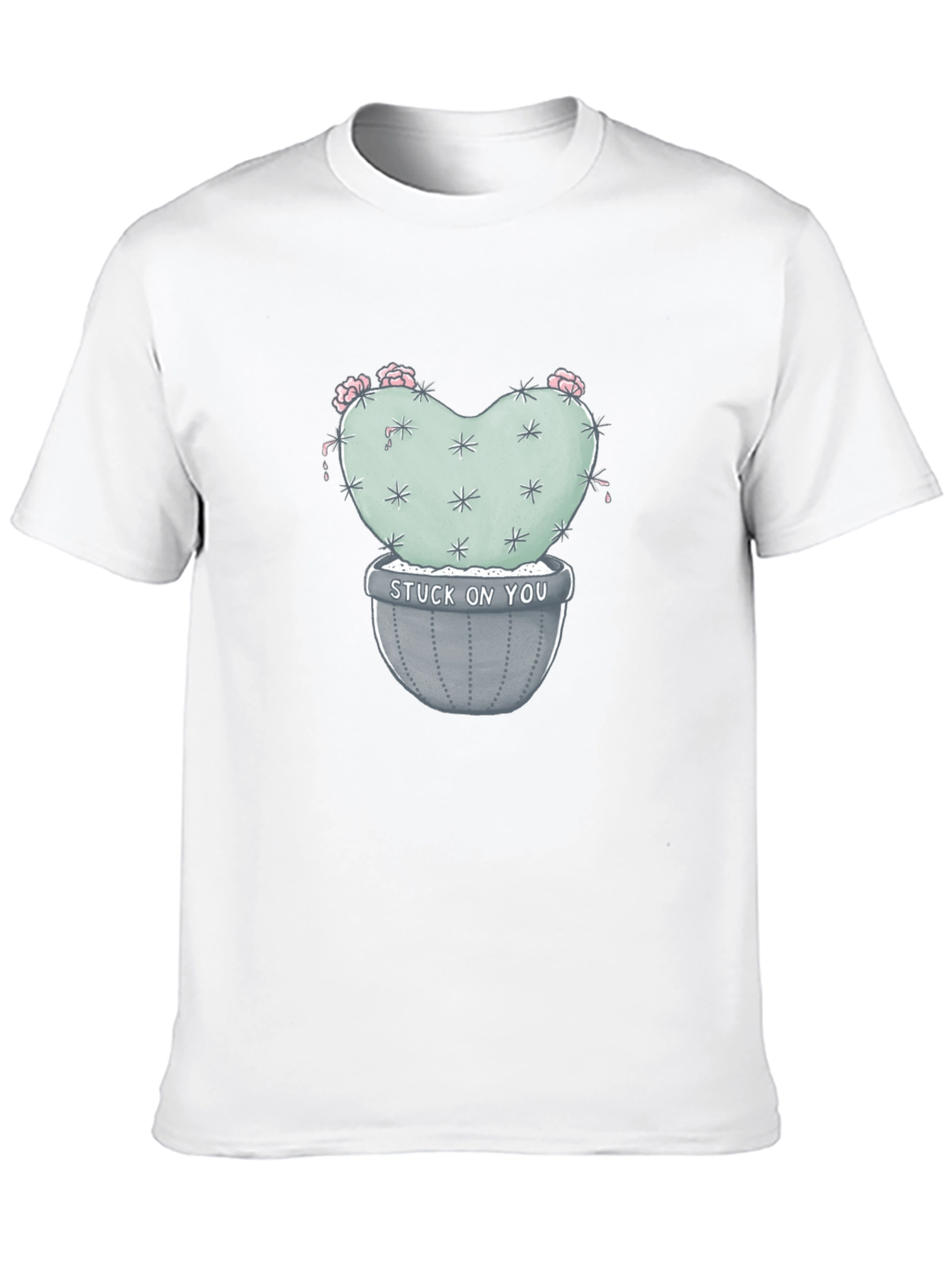 Stuck on You Cactus Tee - Trendy Graphic T-Shirt