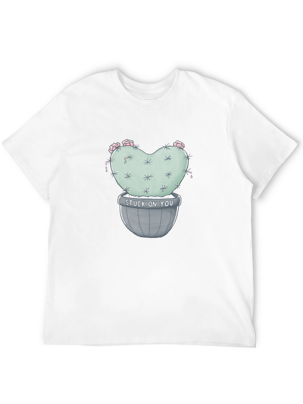 Stuck on You Cactus Tee - Trendy Graphic T-Shirt