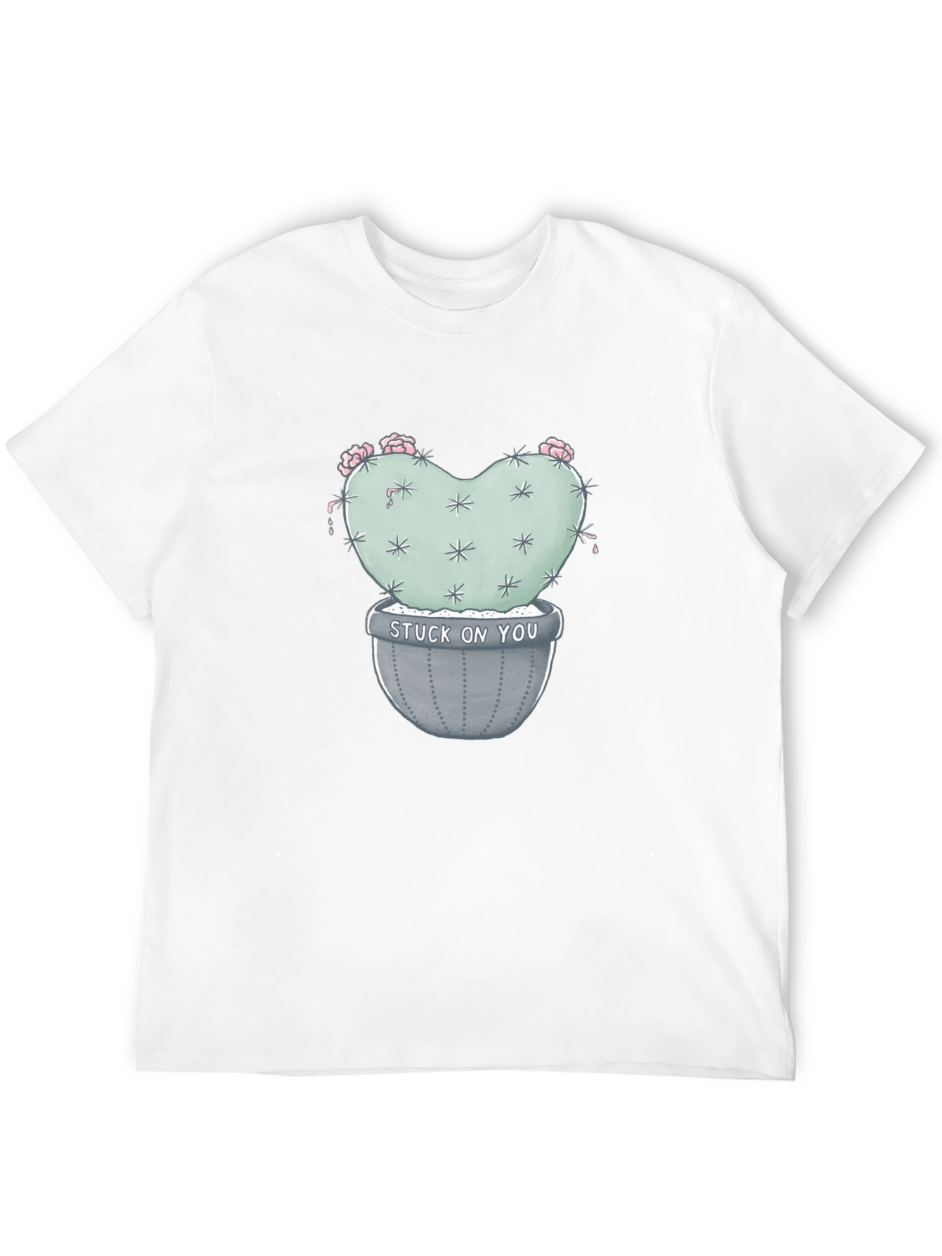 Stuck on You Cactus Tee - Trendy Graphic T-Shirt