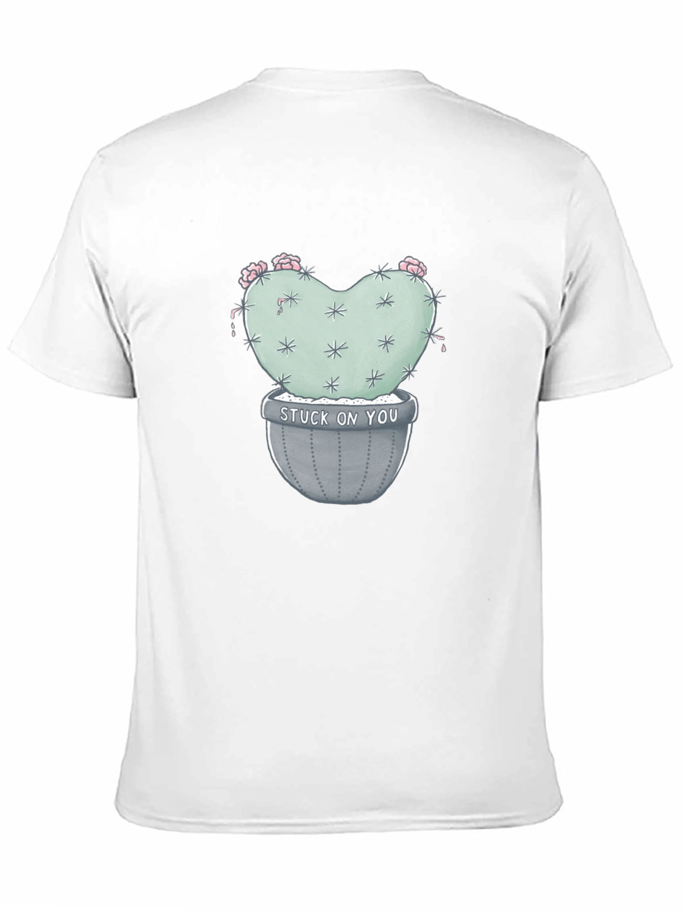 Stuck on You Cactus Tee - Trendy Graphic T-Shirt