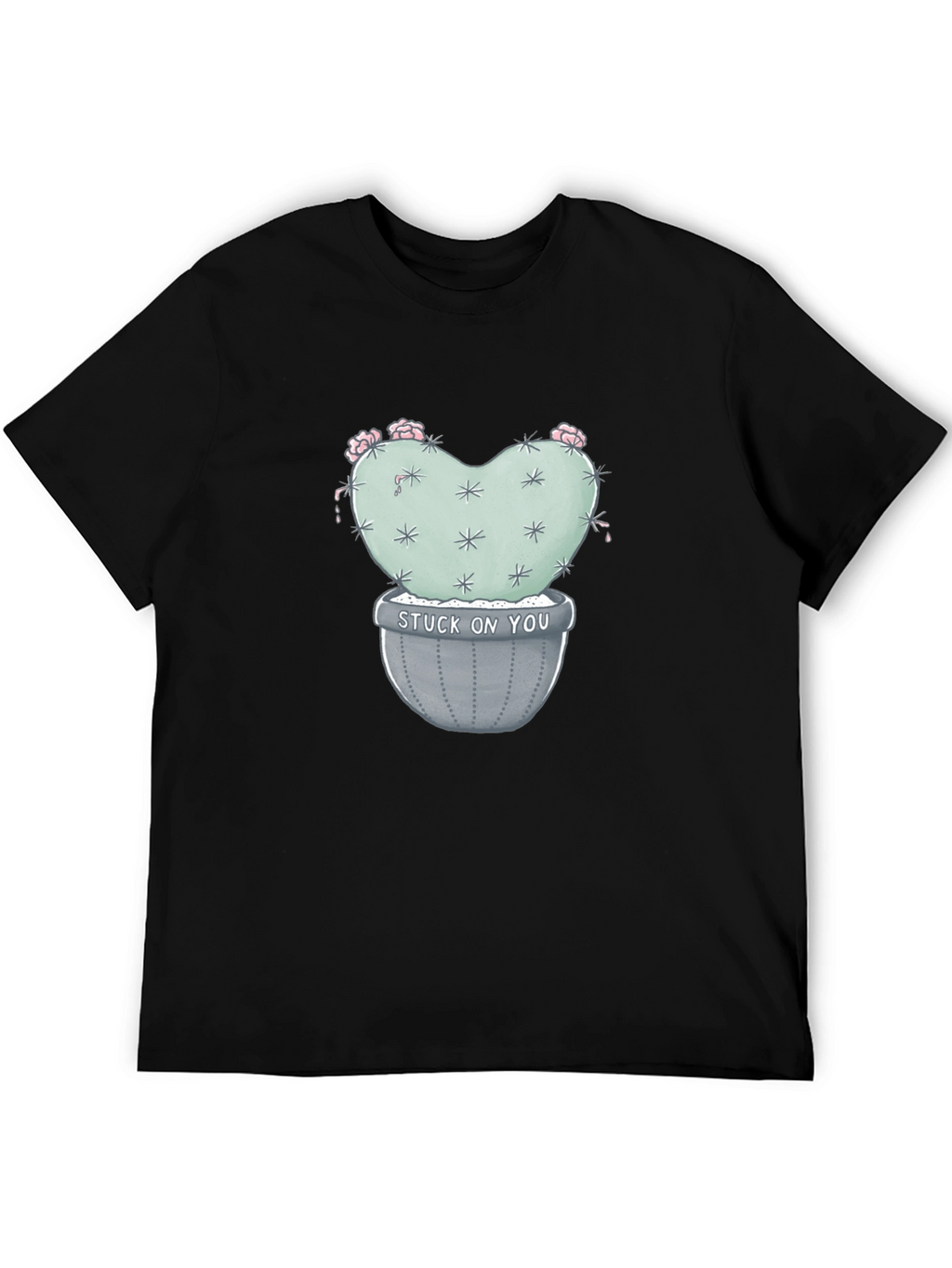 Stuck on You Cactus Tee - Trendy Graphic T-Shirt