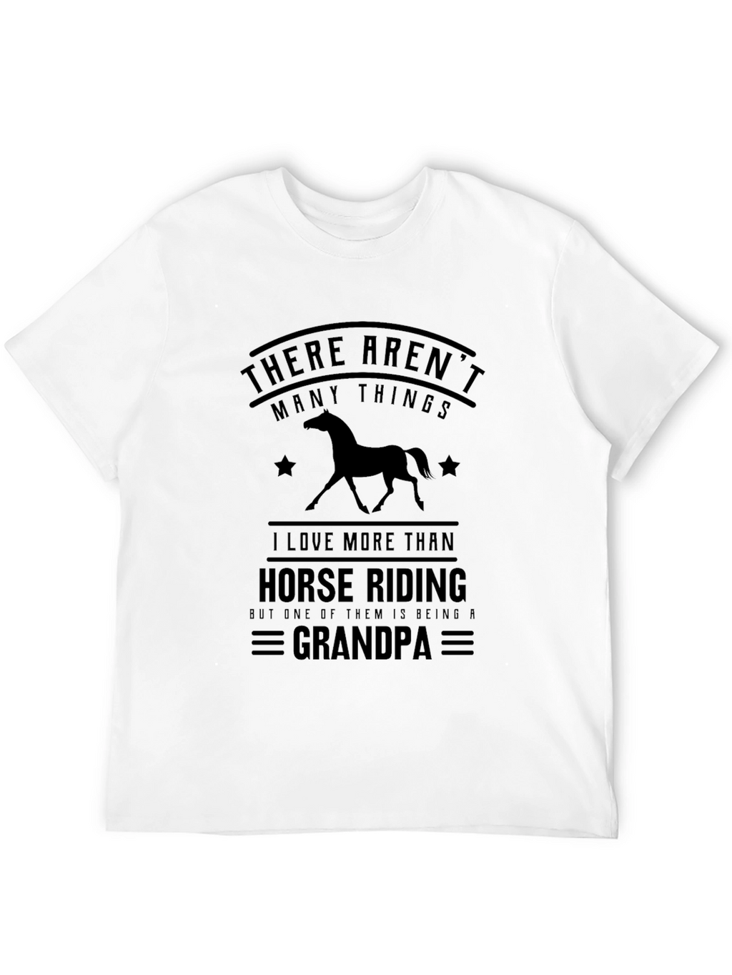 Horse Riding Grandpa T-Shirt