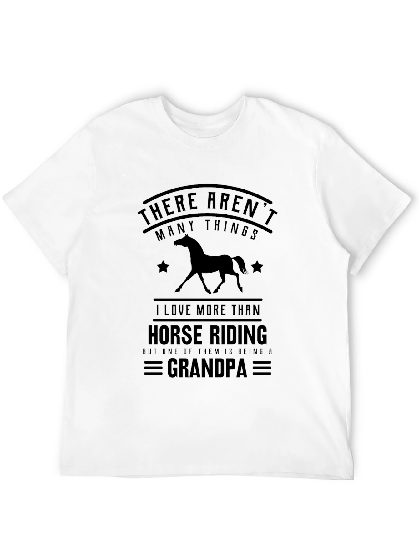 Horse Riding Grandpa T-Shirt