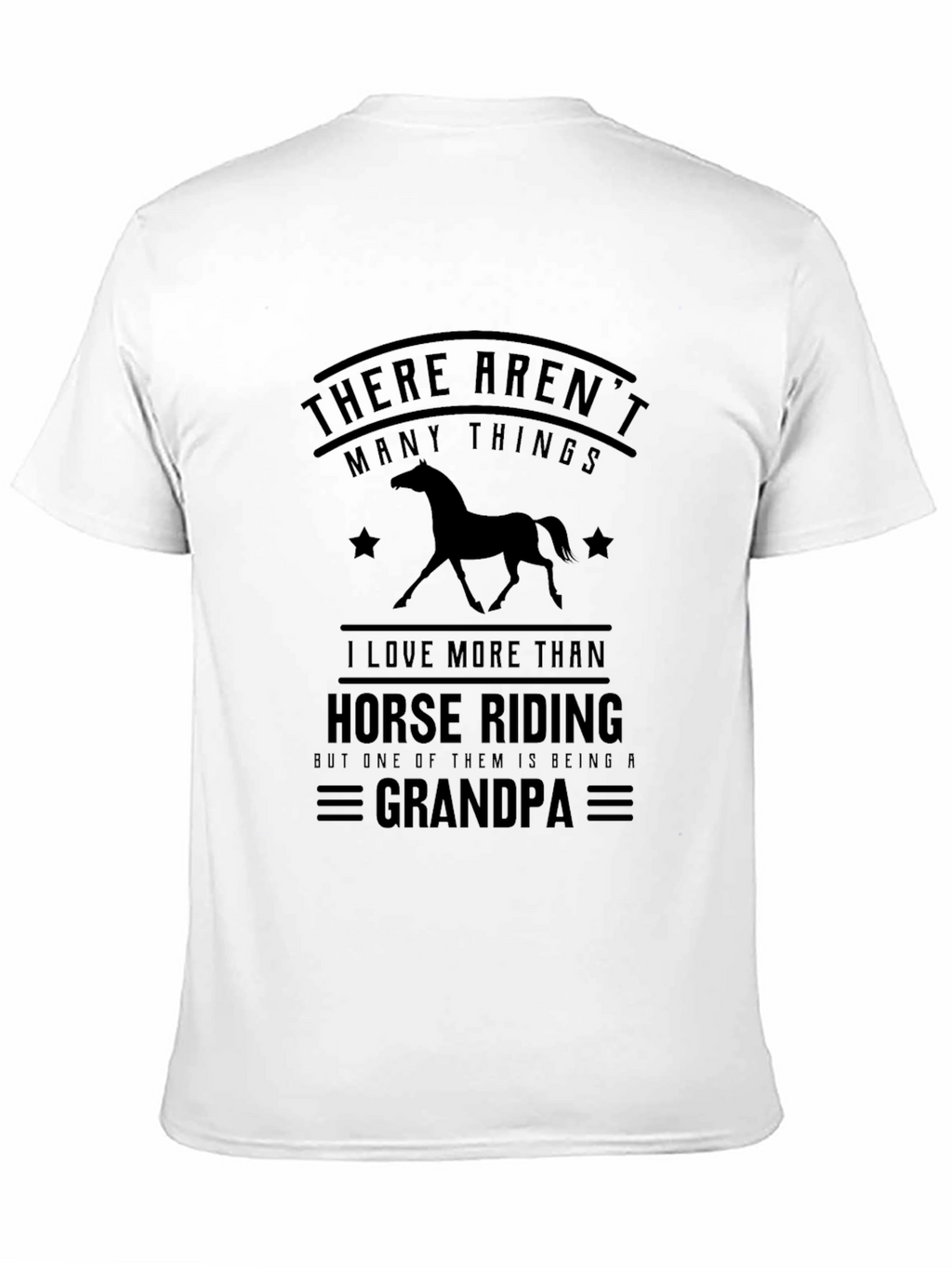 Horse Riding Grandpa T-Shirt