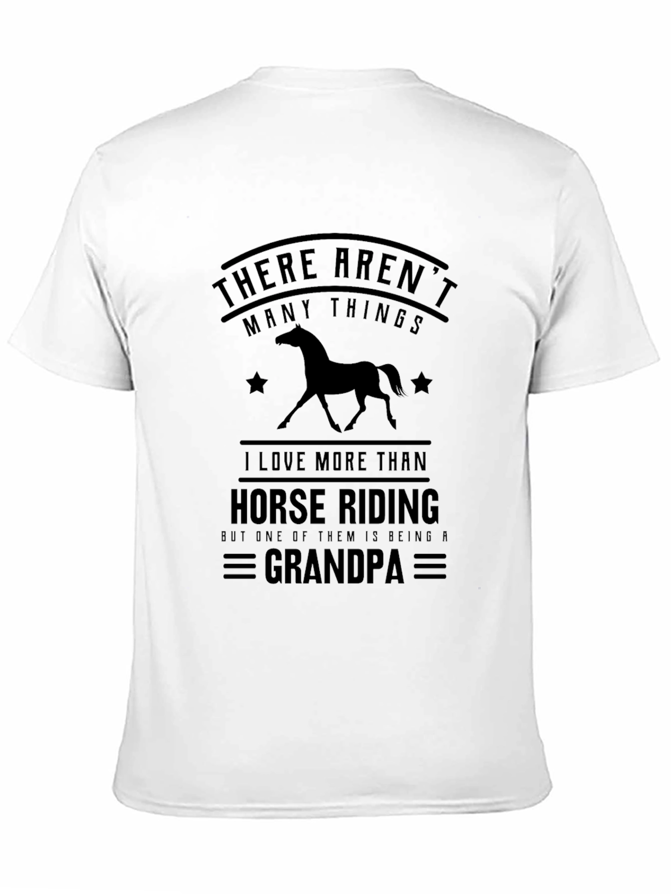 Horse Riding Grandpa T-Shirt