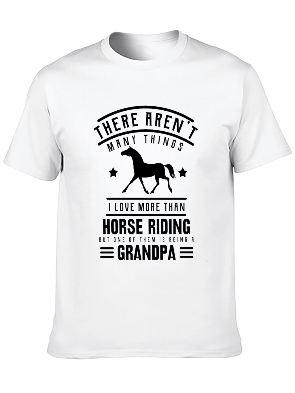 Horse Riding Grandpa T-Shirt