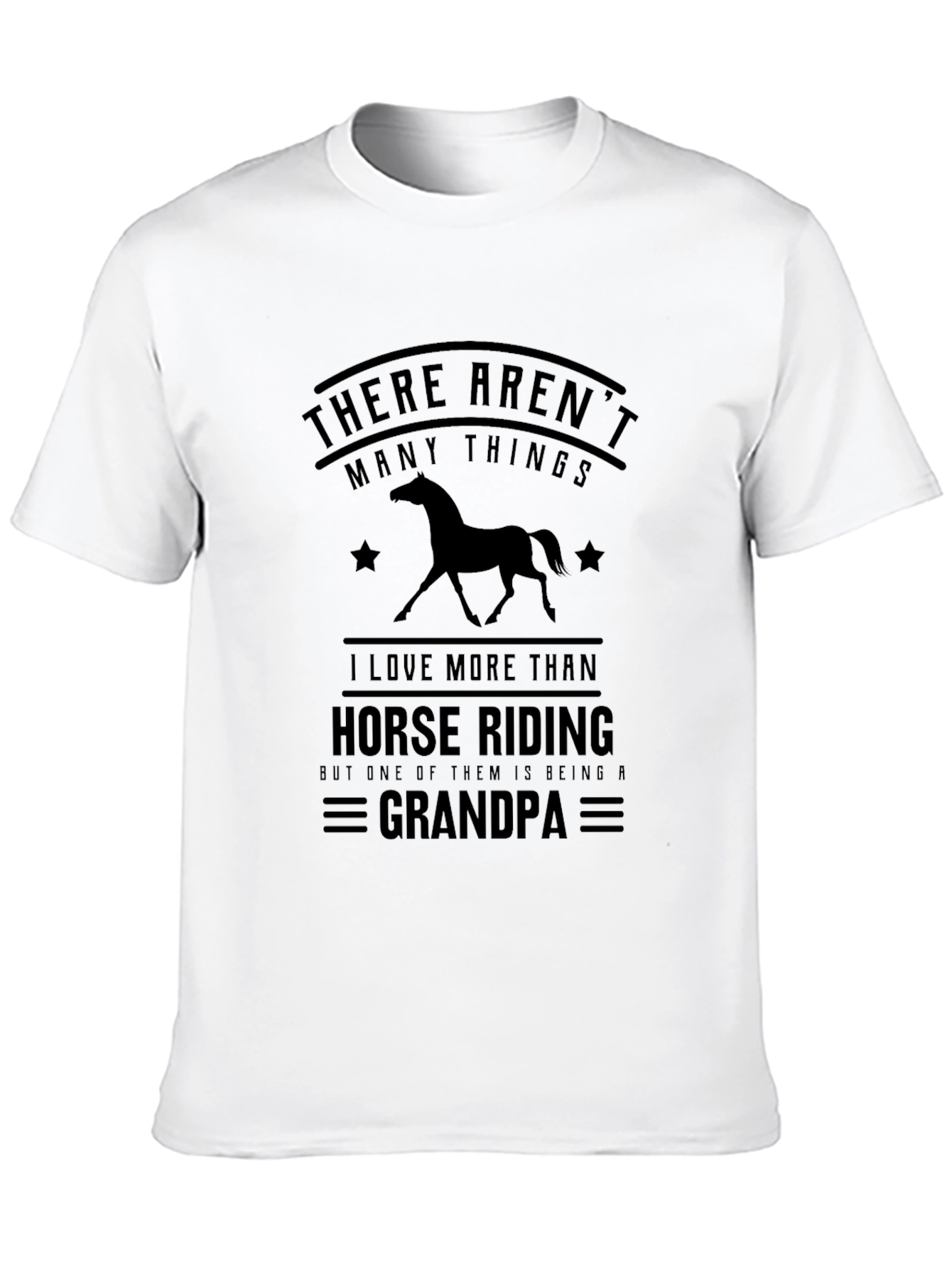 Horse Riding Grandpa T-Shirt