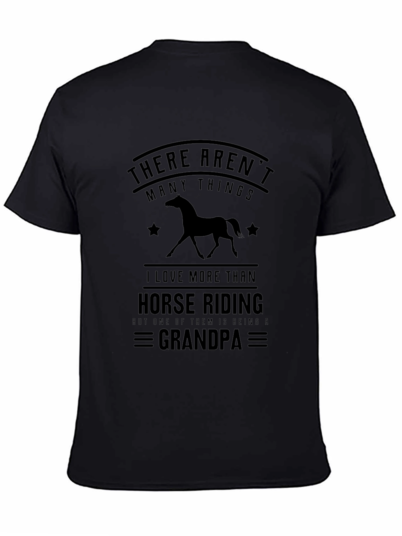 Horse Riding Grandpa T-Shirt