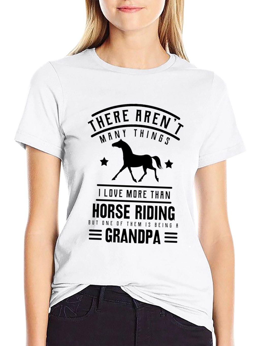 Horse Riding Grandpa T-Shirt
