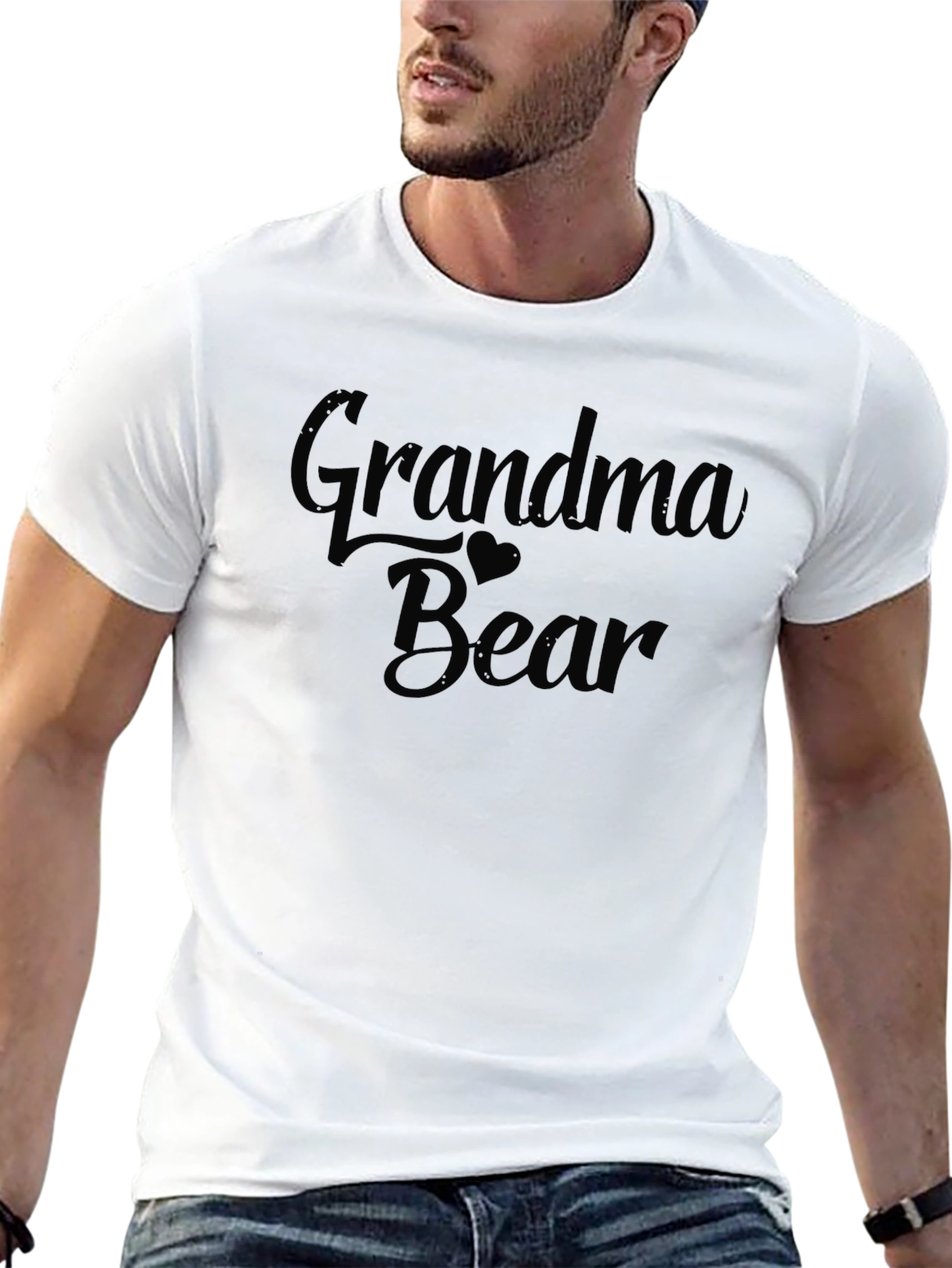 Grandma Bear T-Shirt Unisex Black Tee