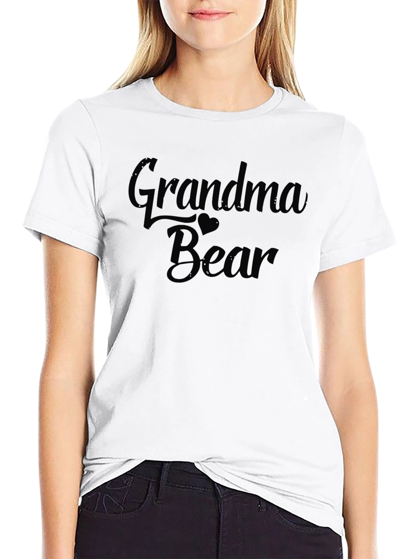 Grandma Bear T-Shirt Unisex Black Tee