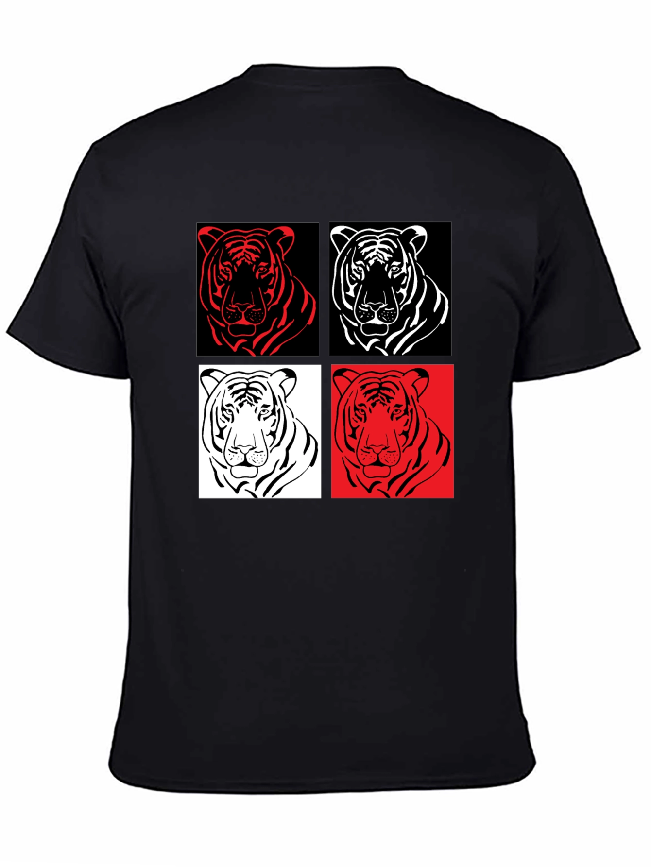 Tiger Pop Art Graphic Tee - Unisex Style