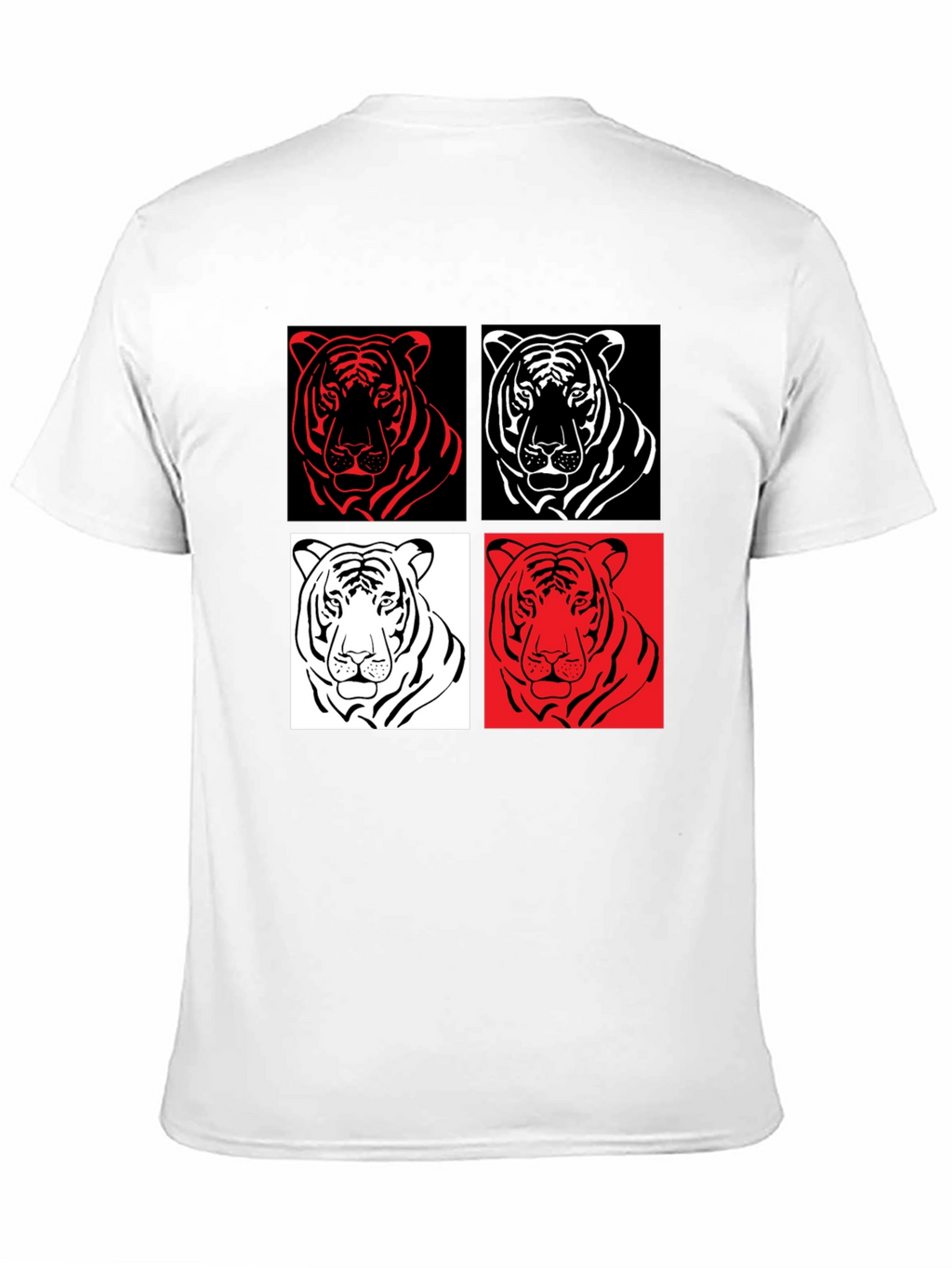 Tiger Pop Art Graphic Tee - Unisex Style