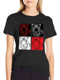 Tiger Pop Art Graphic Tee - Unisex Style
