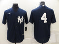 Men's New York Yankees Lou Gehrig #4 Navy Replica Player Name Jerseys