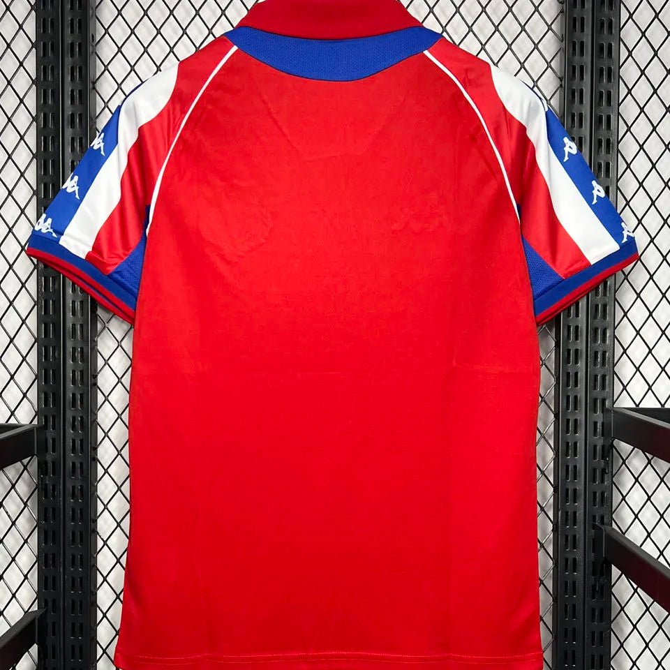 1998/99 Panama Home Red Retro Soccer Jersey Back
