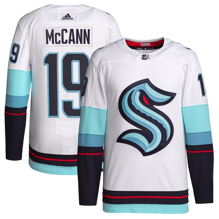 Men's Seattle Kraken Jared McCann #19 White Home Breakaway Player Jerseys