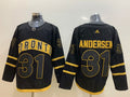 Men's Toronto Maple Leafs Frederik Andersen #31 Black Player Game Jerseys