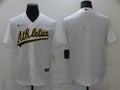 Men's Oakland Athletics White Home Replica Blank Jerseys