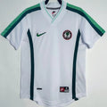1998 Nigeria Away White Retro Soccer Jersey Front