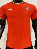 2025 Portugal Home Red Player Version Soccer Jersey Front