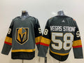 Men's Vegas Golden Knights #58 Gray Breakaway Player Jerseys