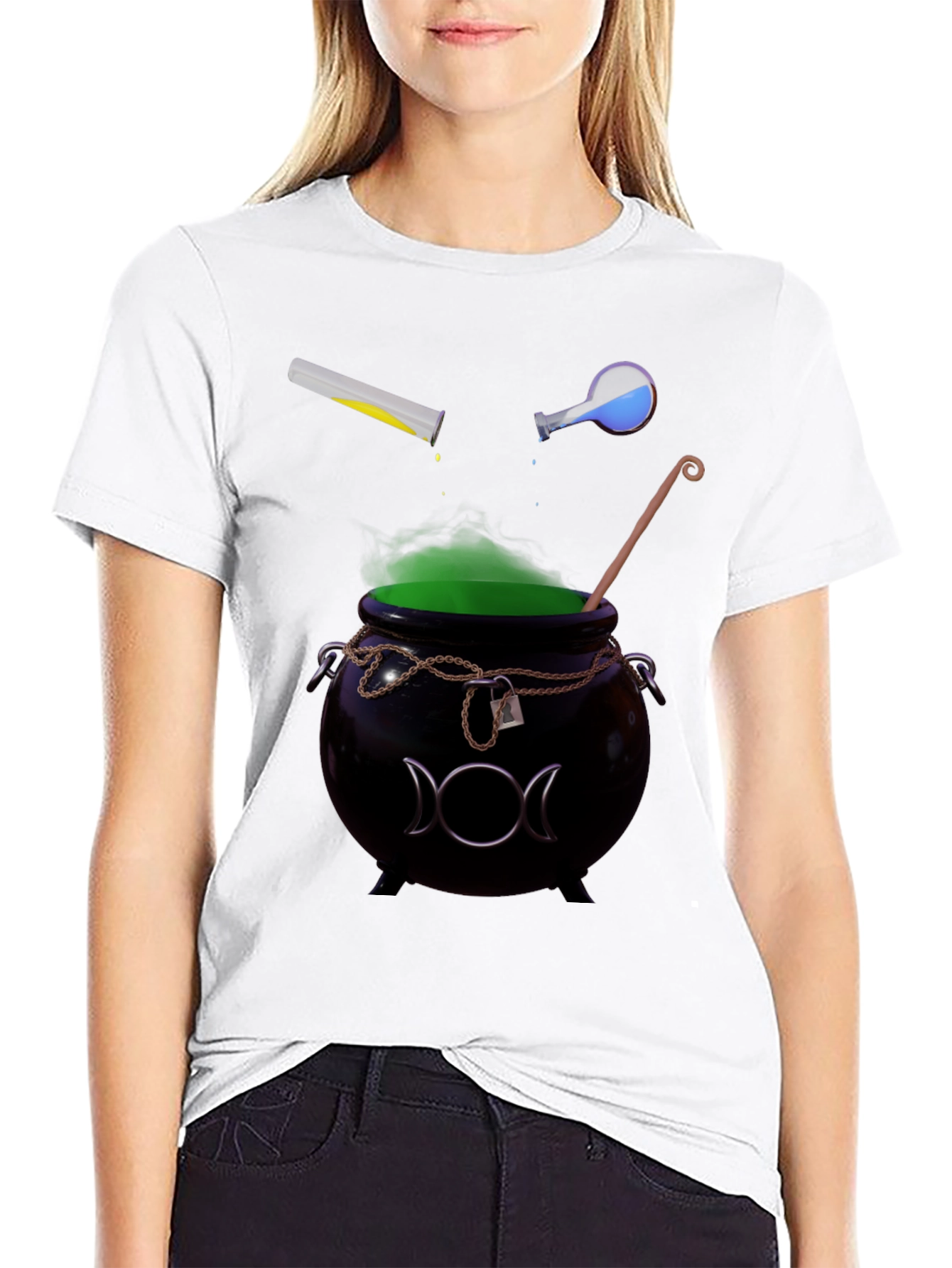 Witch Cauldron Potion T-Shirt