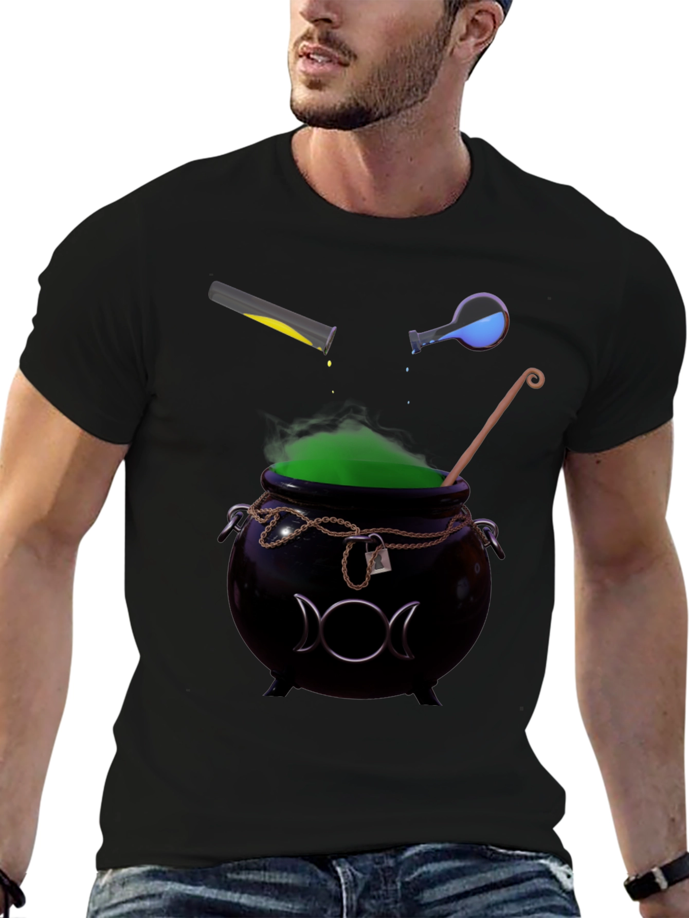 Witch Cauldron Potion T-Shirt