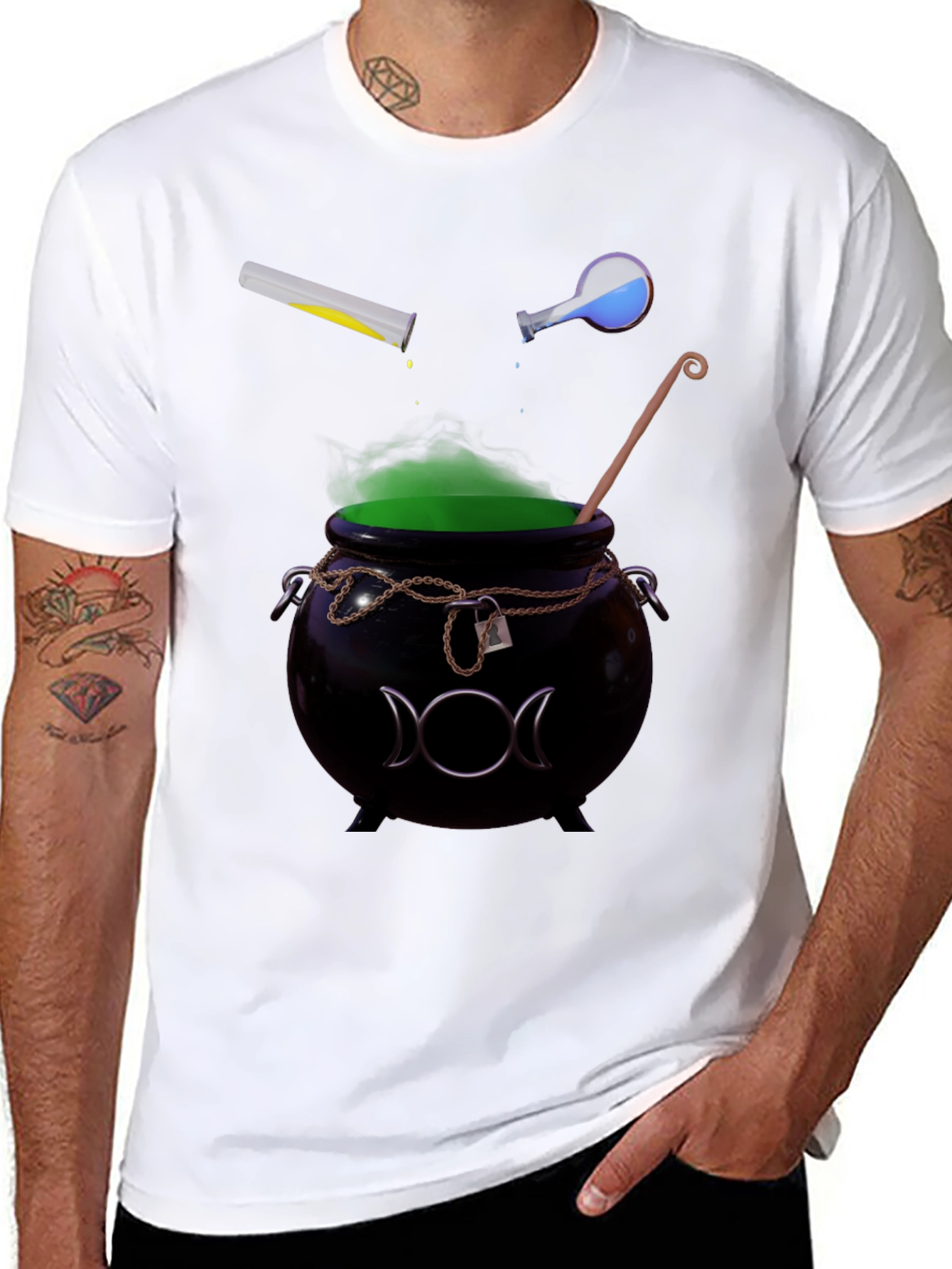 Witch Cauldron Potion T-Shirt