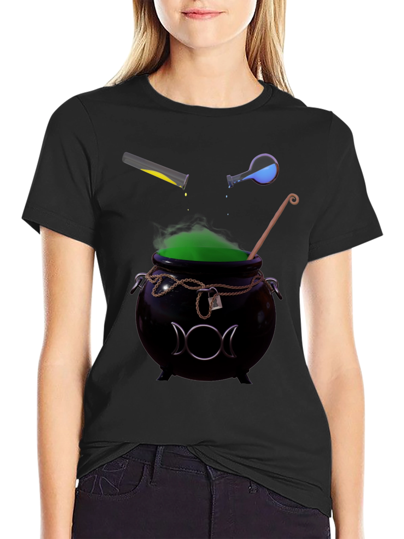 Witch Cauldron Potion T-Shirt