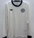 2025 Germany 125Th White Fans Long Sleeve Soccer Jersey Front