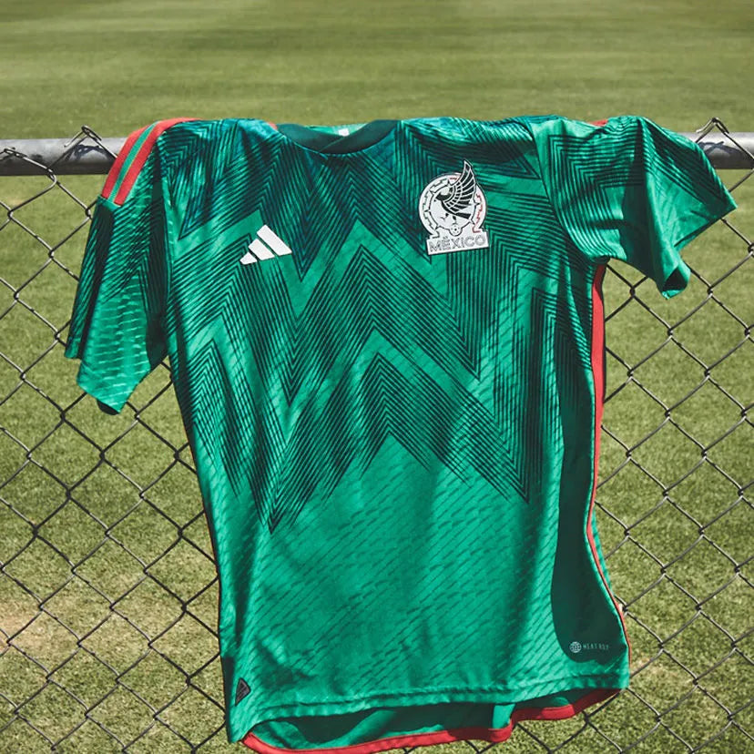 2022/23 Mexico Home Green Player Soccer Jersey Detail 2