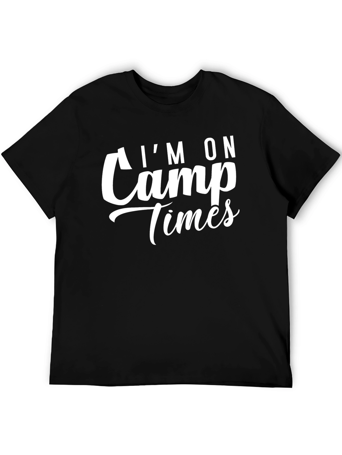 Im On Camp Times Black T-Shirt