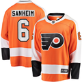 Men's Philadelphia Flyers Travis Sanheim #6 Orange Player Game Jerseys
