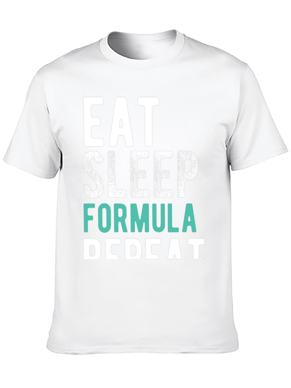 Eat Sleep Formula Repeat Black T-Shirt