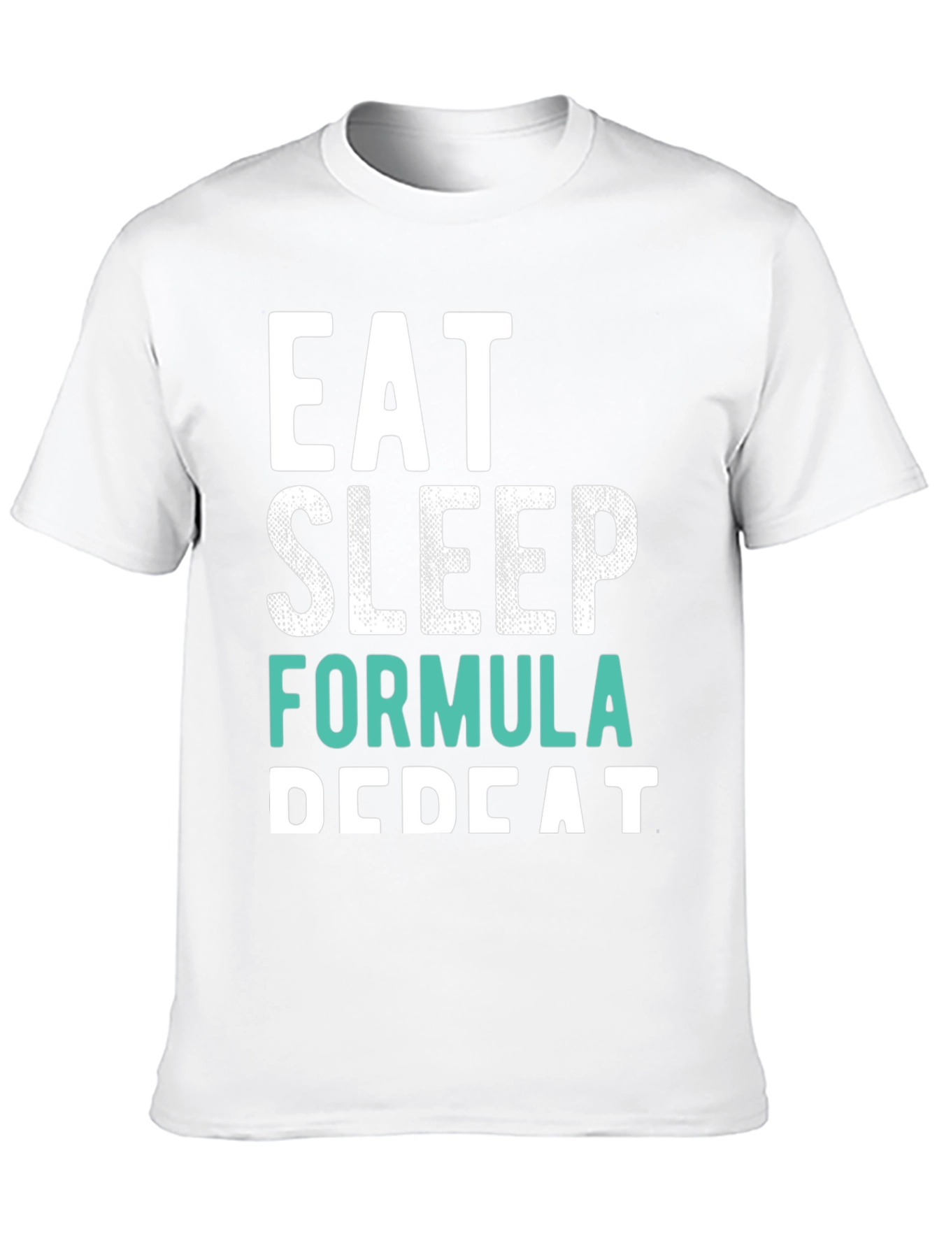 Eat Sleep Formula Repeat Black T-Shirt