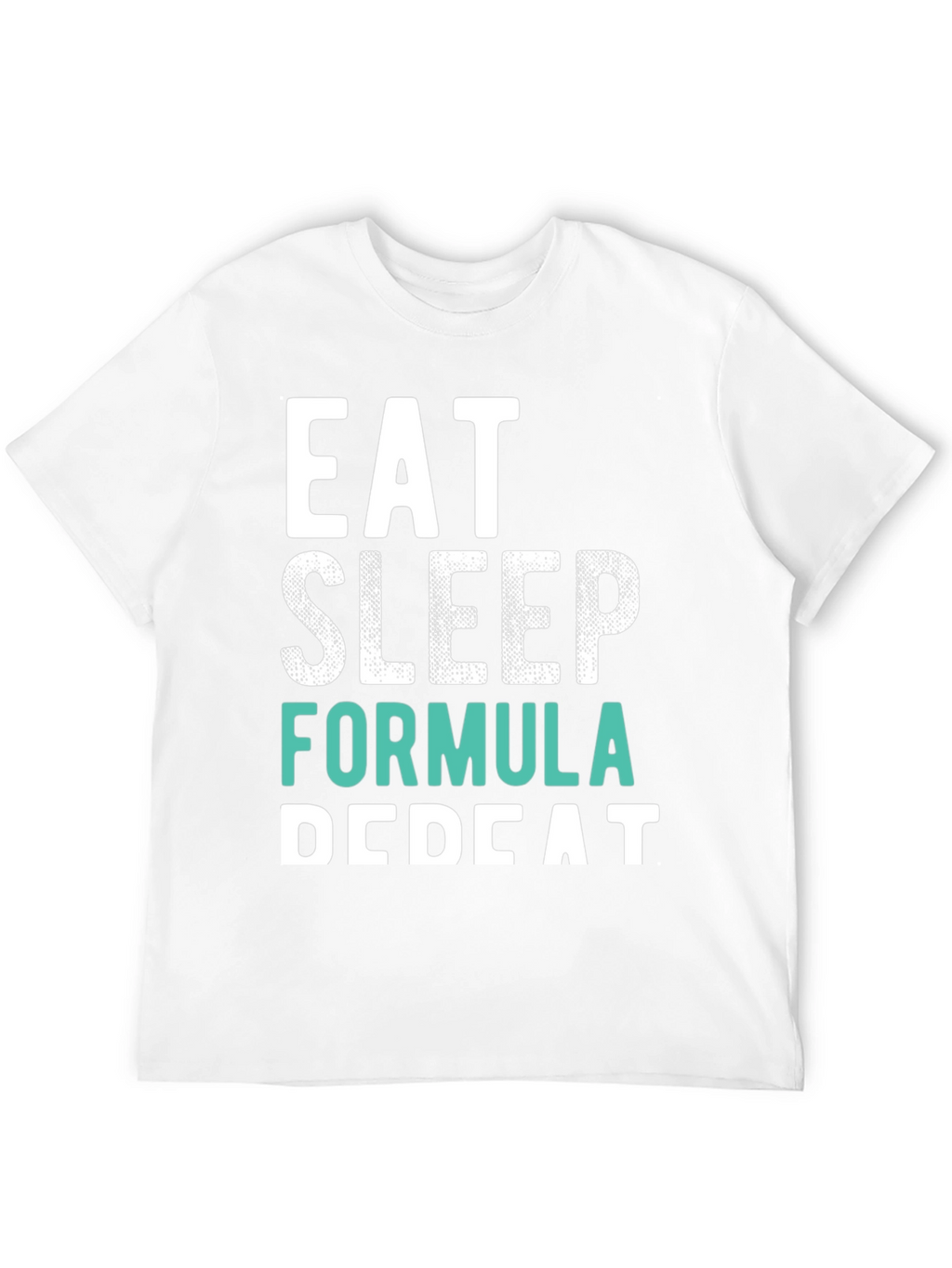 Eat Sleep Formula Repeat Black T-Shirt
