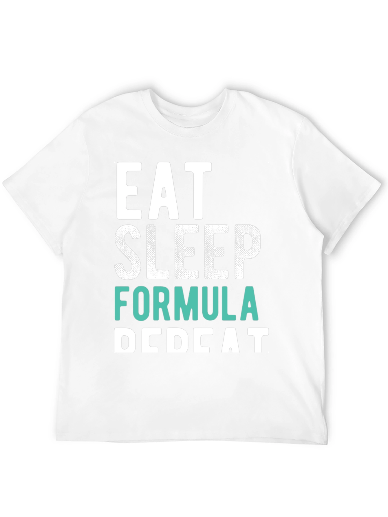 Eat Sleep Formula Repeat Black T-Shirt