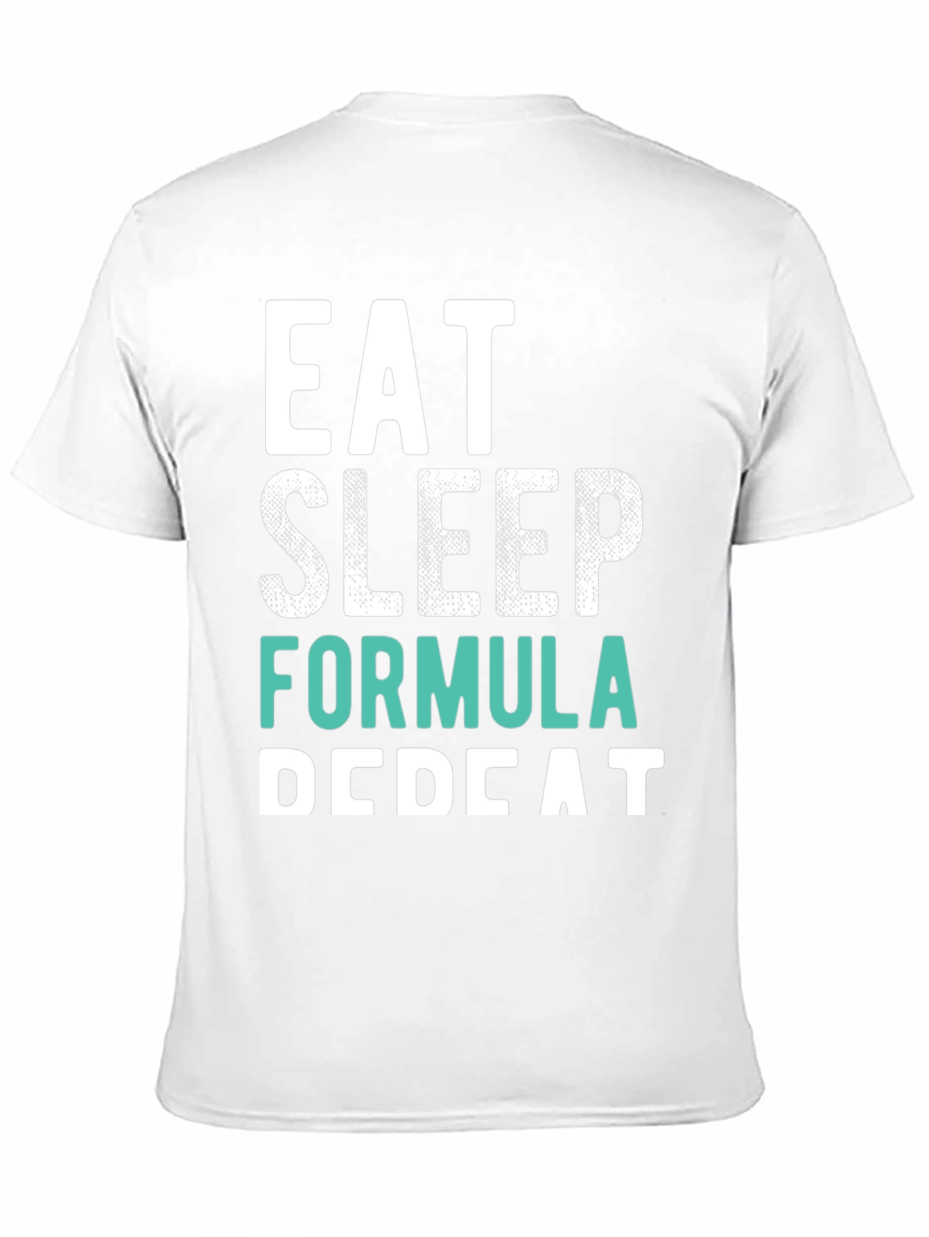 Eat Sleep Formula Repeat Black T-Shirt
