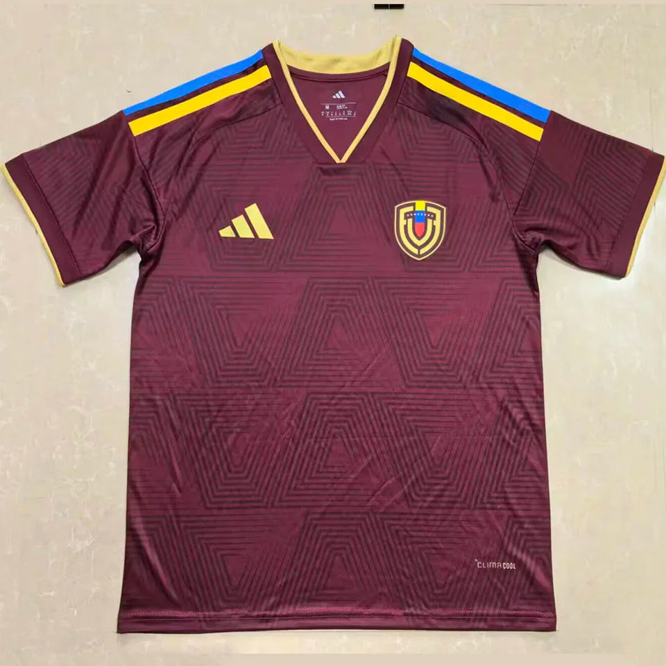 2026/27 Venezuela Home Red Fans Soccer Jersey Front