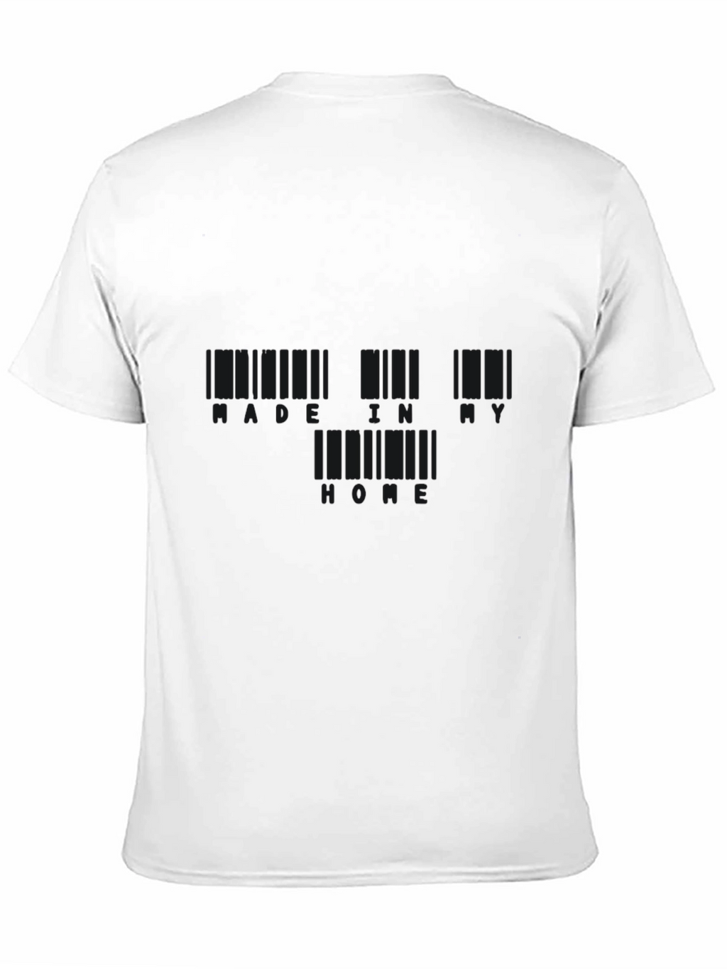 Black Barcode T-Shirt: Made in NY