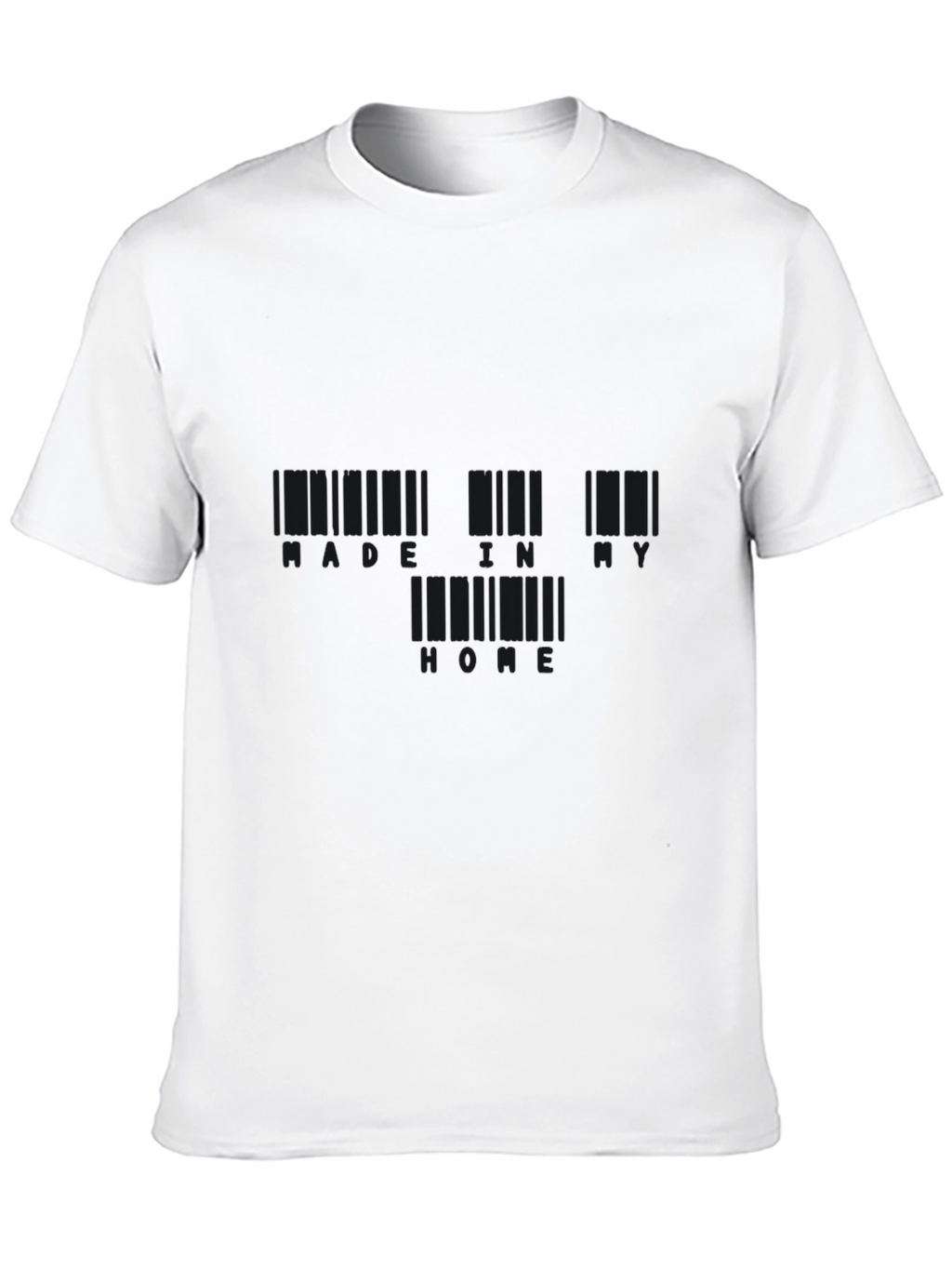 Black Barcode T-Shirt: Made in NY