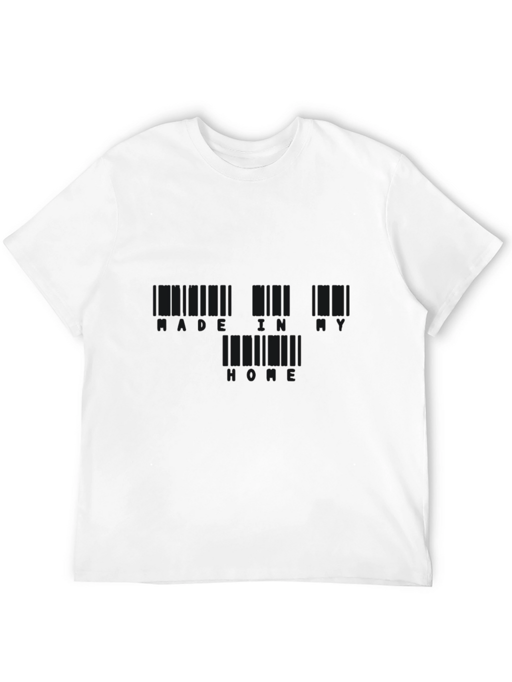 Black Barcode T-Shirt: Made in NY